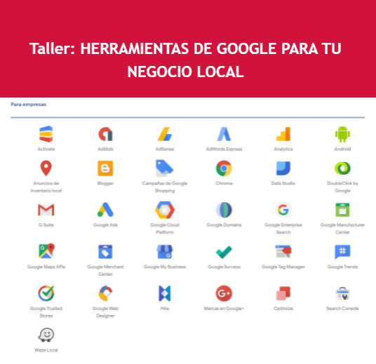 Herramientas de Google para tu negocio local