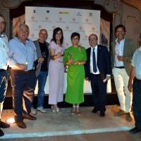 Ministra Isabel Rodríguez en la degustación Calatrava Sabor en el Festival de Teatro de Almagro
