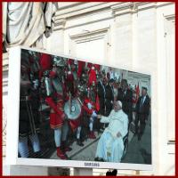 Saludo del Papa Francisco a los armaos y otros calatravos